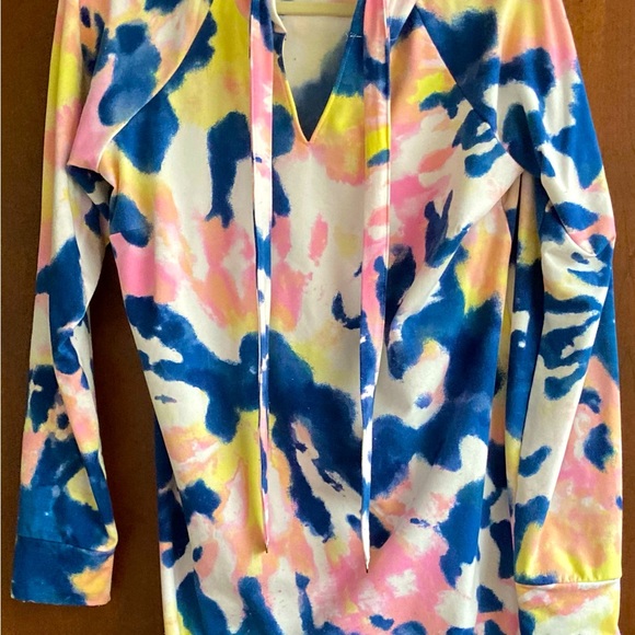 Bobbie brooks Camouflage Soft Hoodie Sweat Dress Size XL - Picture 4 of 6